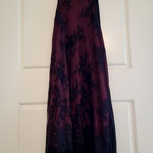 Tank shirt/dress. Brand: Vanity ; Size: Medium ; Color: Black/Maroon